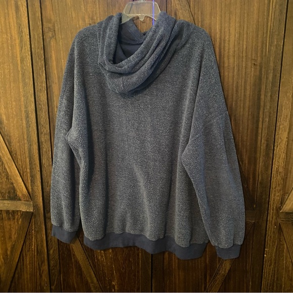 Soft Serve Clothing Blue Hoodie Sweatshirt;3X - Picture 4 of 5